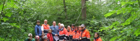 Rettungsübung in der Eichberghöhle